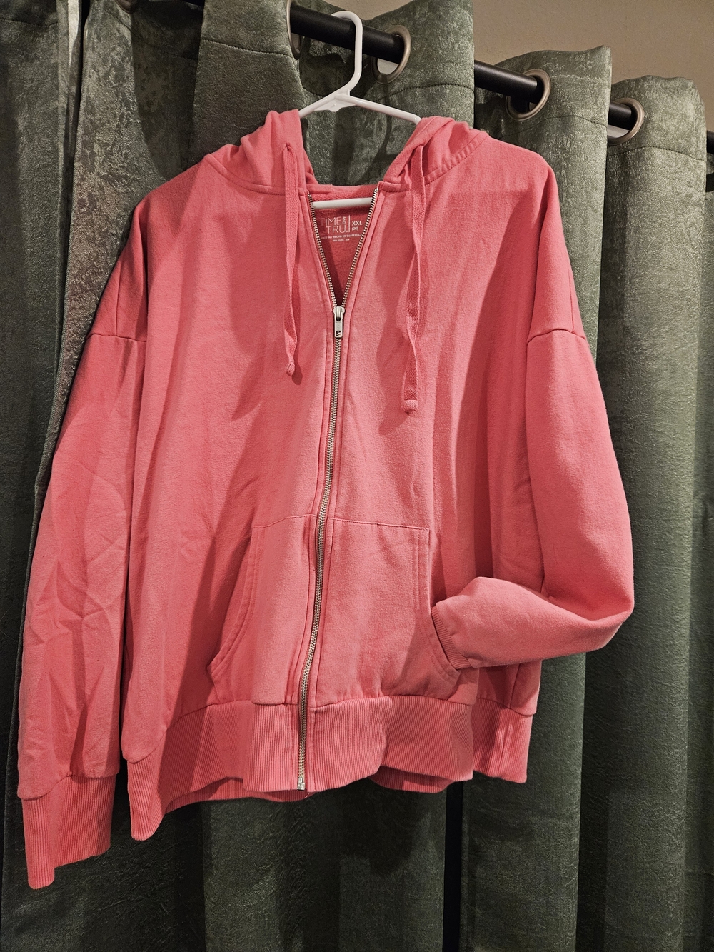 Women’s Zip-Up Hoodie Jacket - Pink